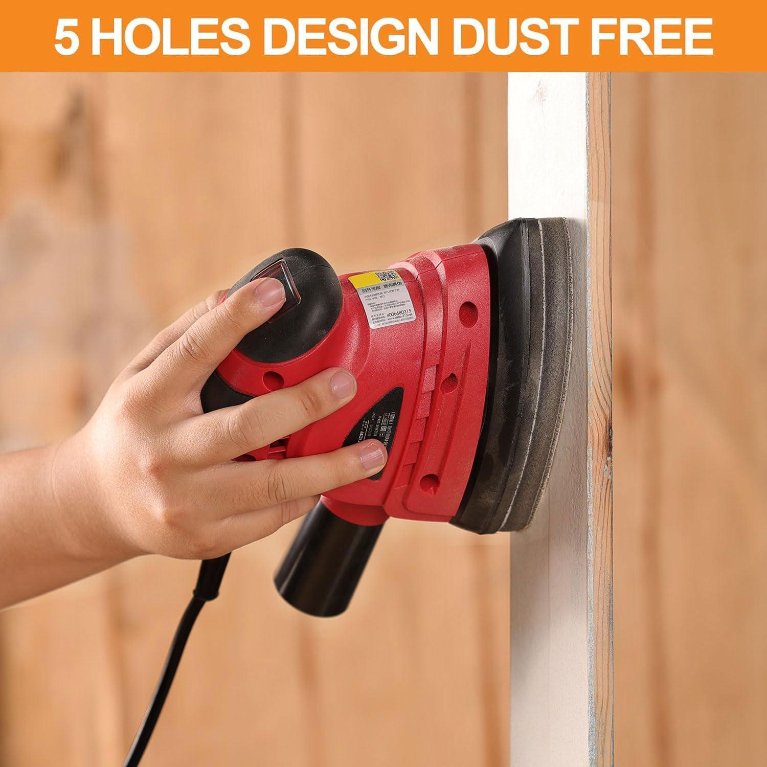 Almohadilla de Lijado Triangular POLIWELL 5 Agujeros con 5P Granos