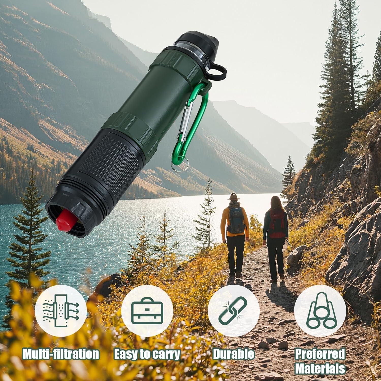 Filtro de Agua Paja Portátil Hoayccom 5 Etapas 3000L