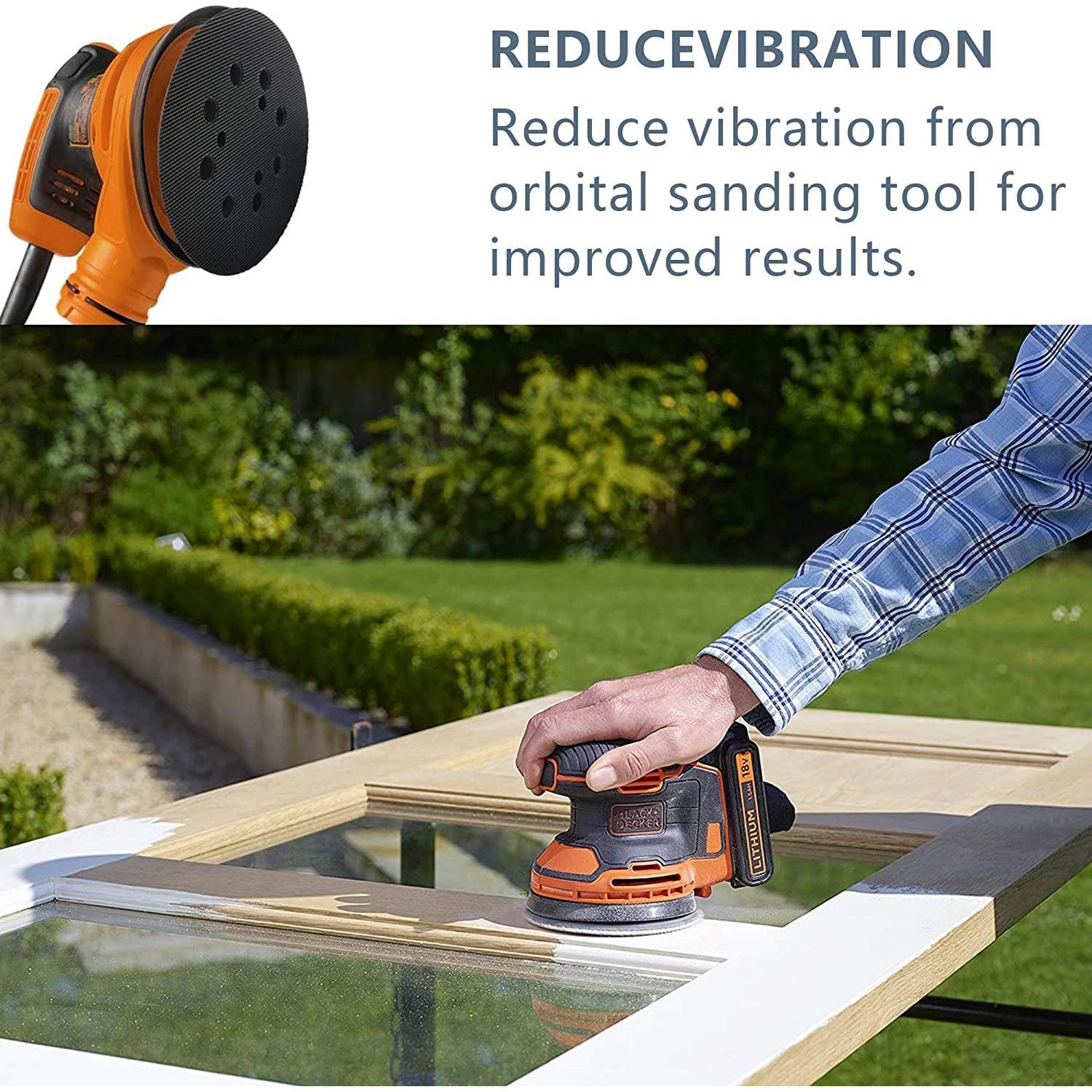 Pad de Reemplazo de 12.7 cm para Lijadora Orbital DeWalt y Makita