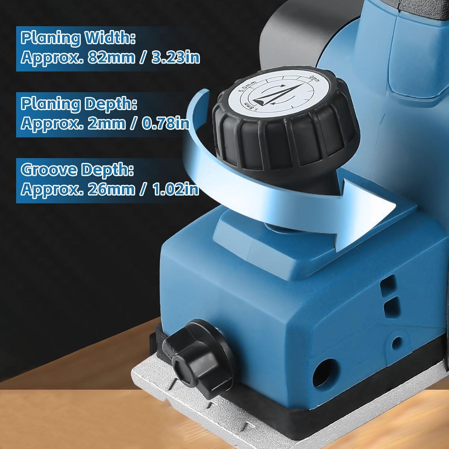 Planeador de Mano Inalámbrico ConBlom 700W 15000RPM Azul