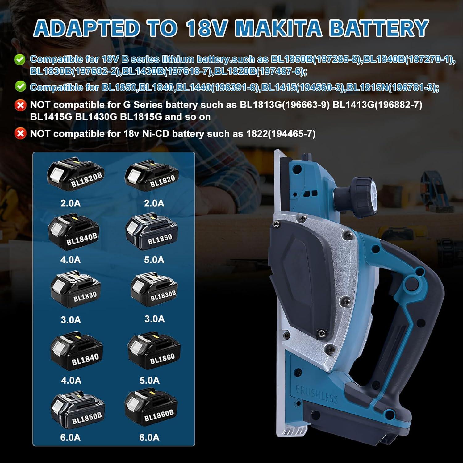 Planeador de Mano Inalámbrico ConBlom 700W 15000RPM Azul