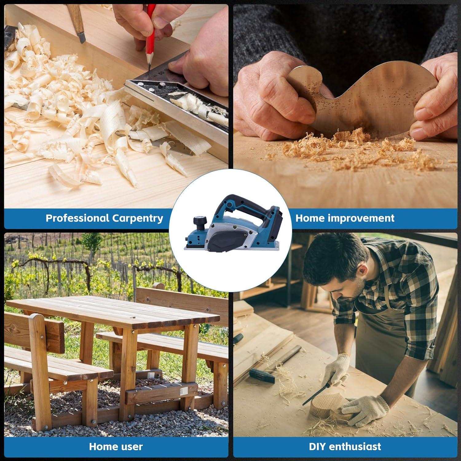 Planeador de Mano Inalámbrico ConBlom 700W 15000RPM Azul