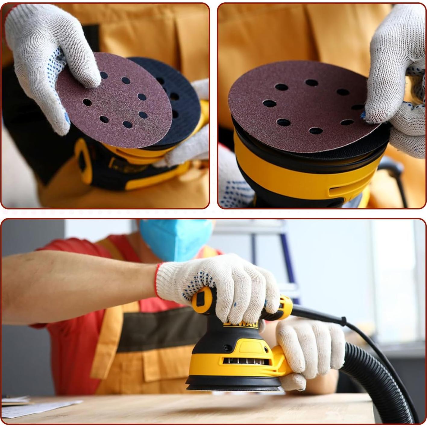 Discos de Lijado 20 PCS 12.7 cm 240 Granos YNZDRWA