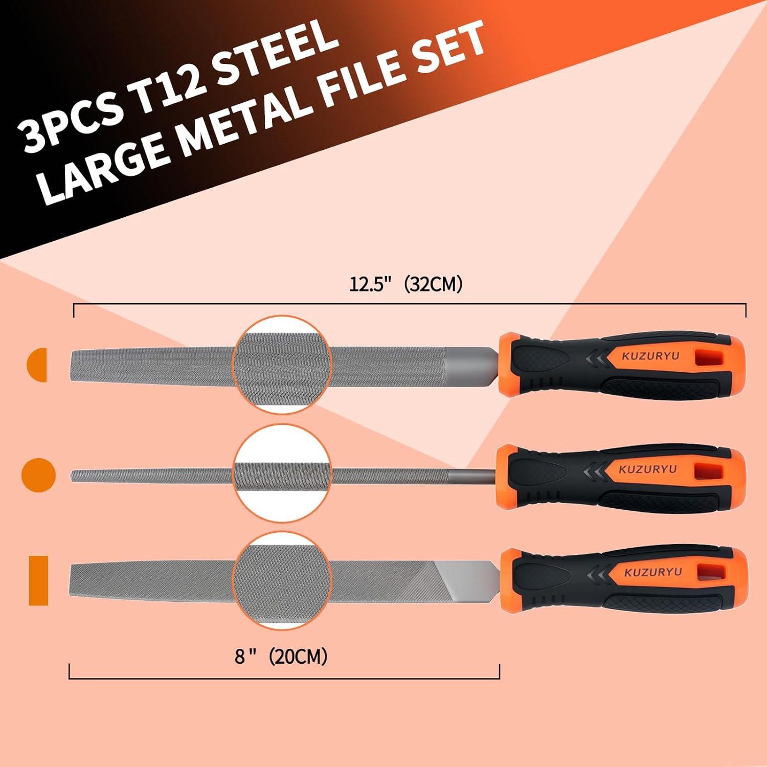 Juego de Limaduras de Metal KUZURYU 3 Piezas 20.32 cm