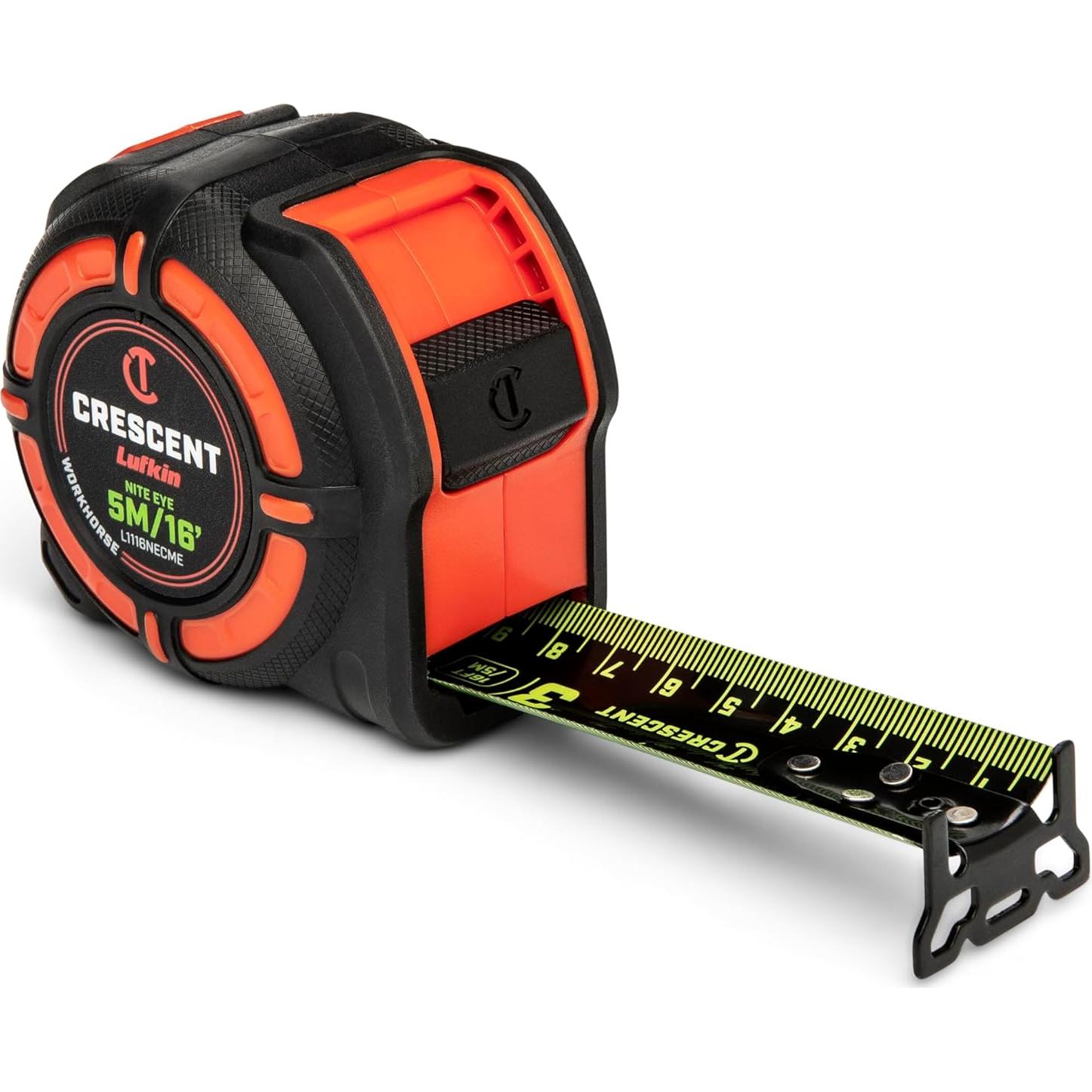 Cinta Métrica Crescent Workhorse Nite Eye 5m 16ft Doble Cara