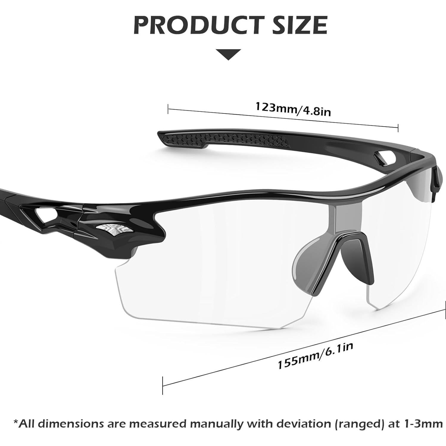 Gafas de Seguridad OXG 6 Paquete Lentes Resistentes Unisex