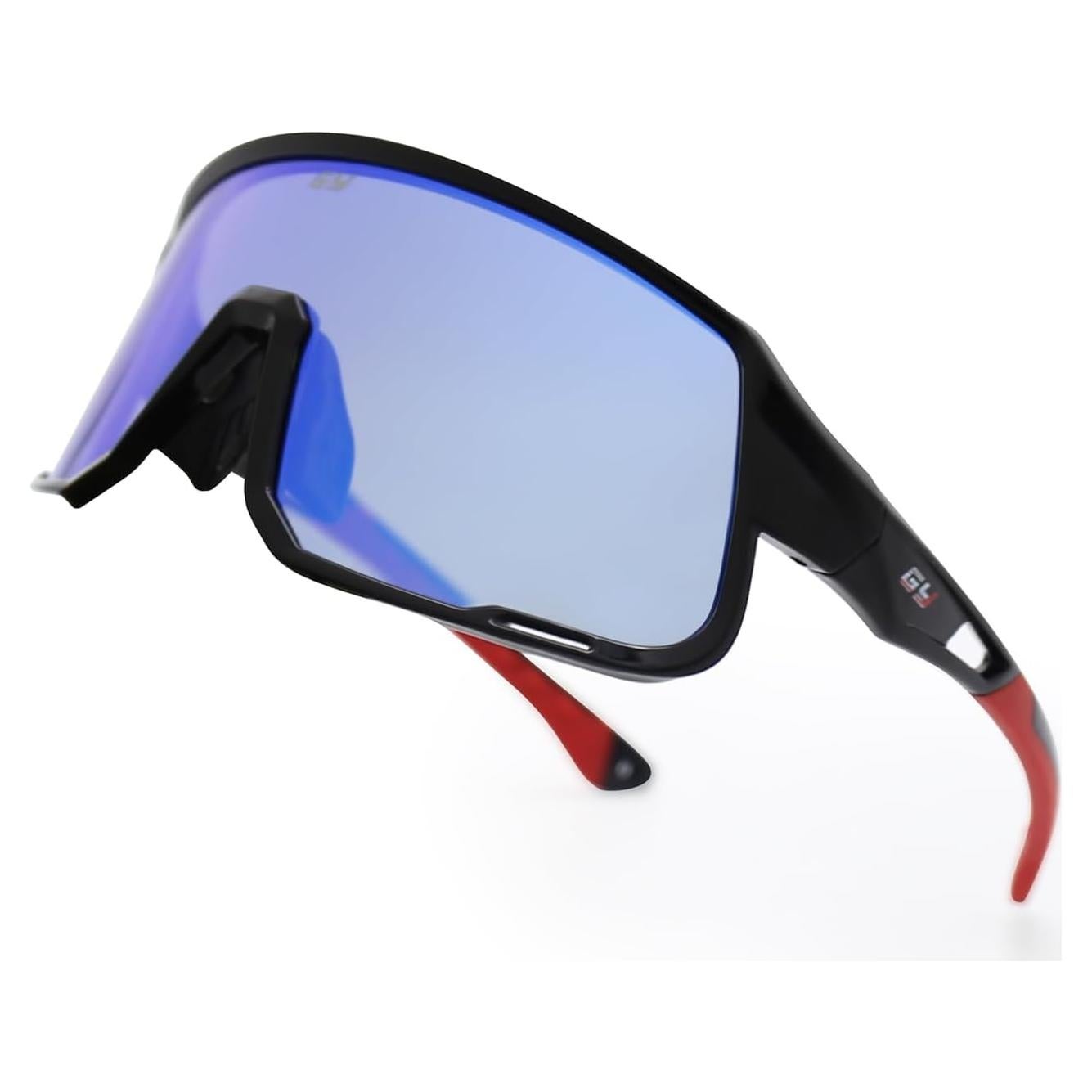 Gafas de Tiro GY Polarizadas Unisex con Estuche - Lente Azul