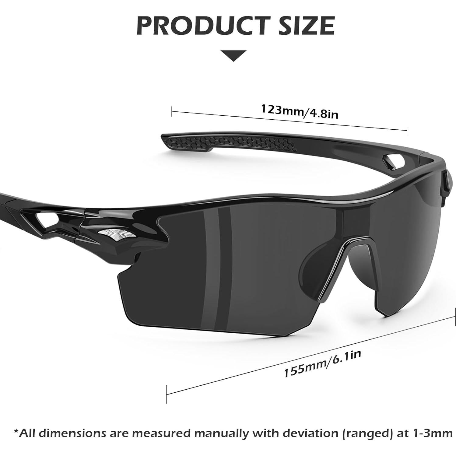 Gafas de Seguridad OXG 6 Paquete Lentes Resistentes Unisex