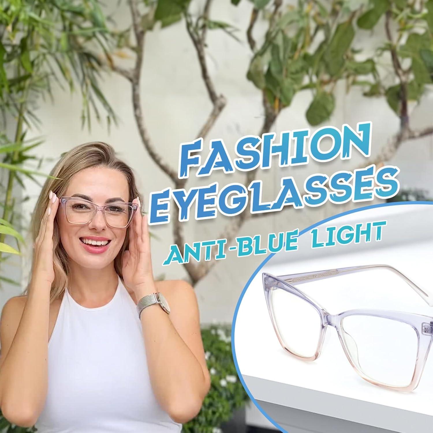 Gafas de lectura TR90 anti luz azul para mujeres 1.75D
