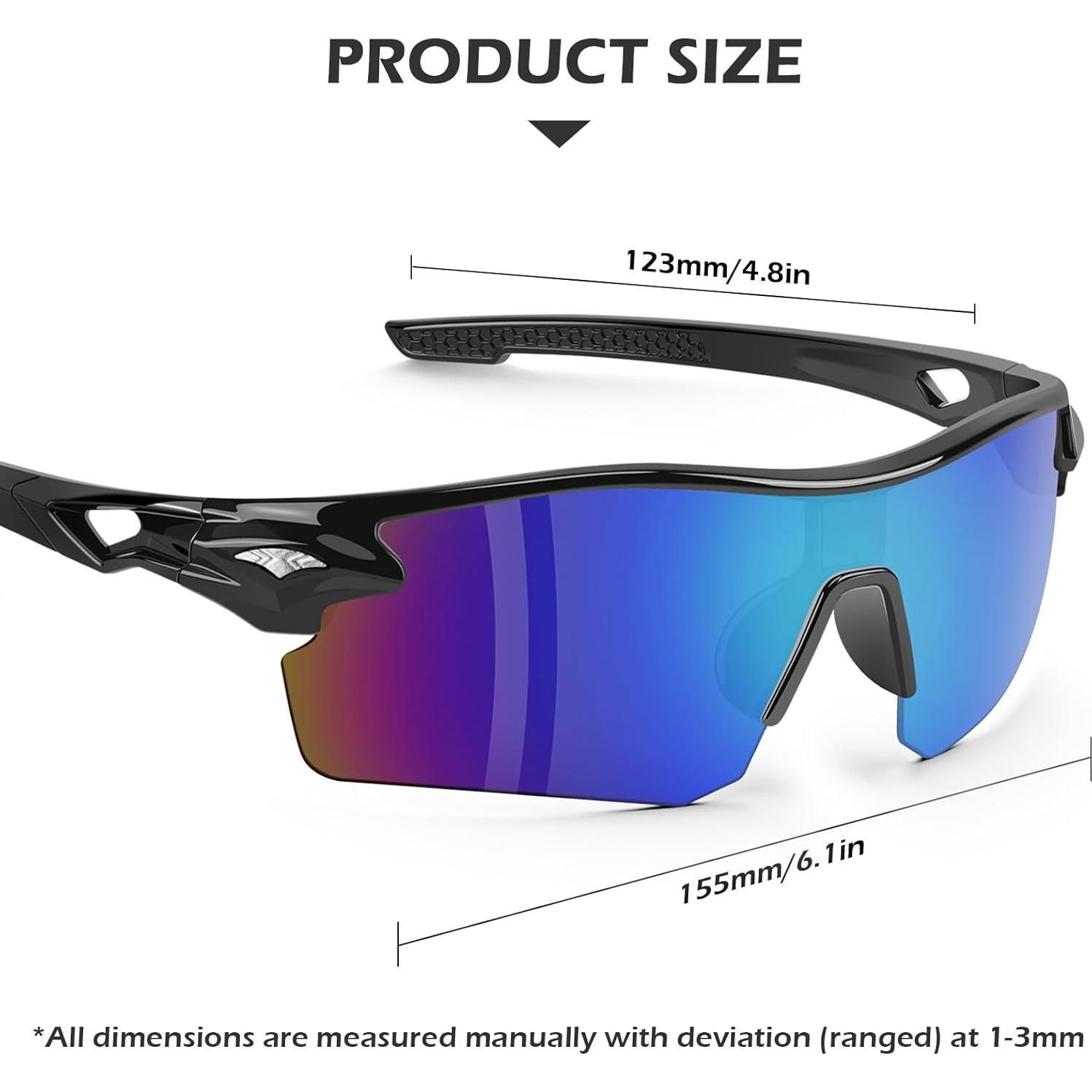 Gafas de Seguridad OXG 6 Paquete Lentes Envolventes