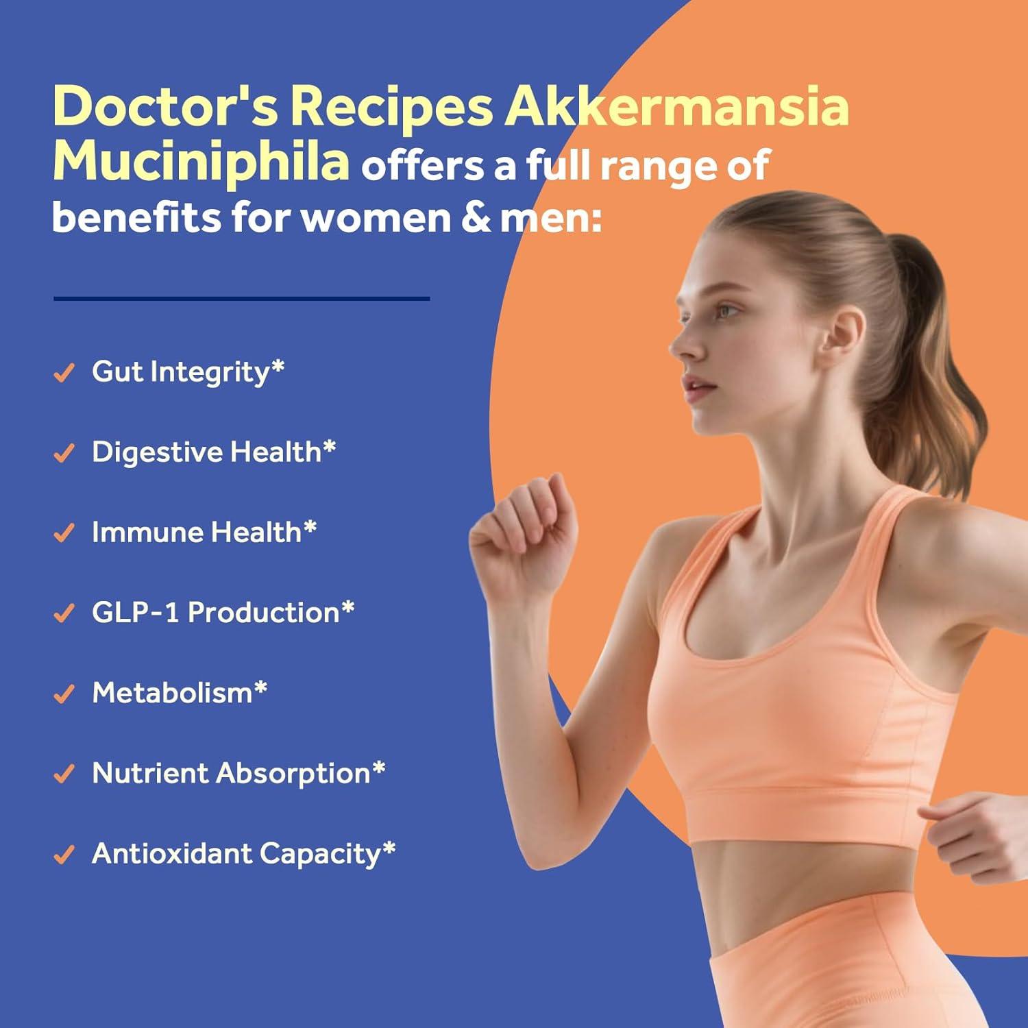 Probiotico Akkermansia Muciniphila 100B - 30 Cápsulas Vegetales