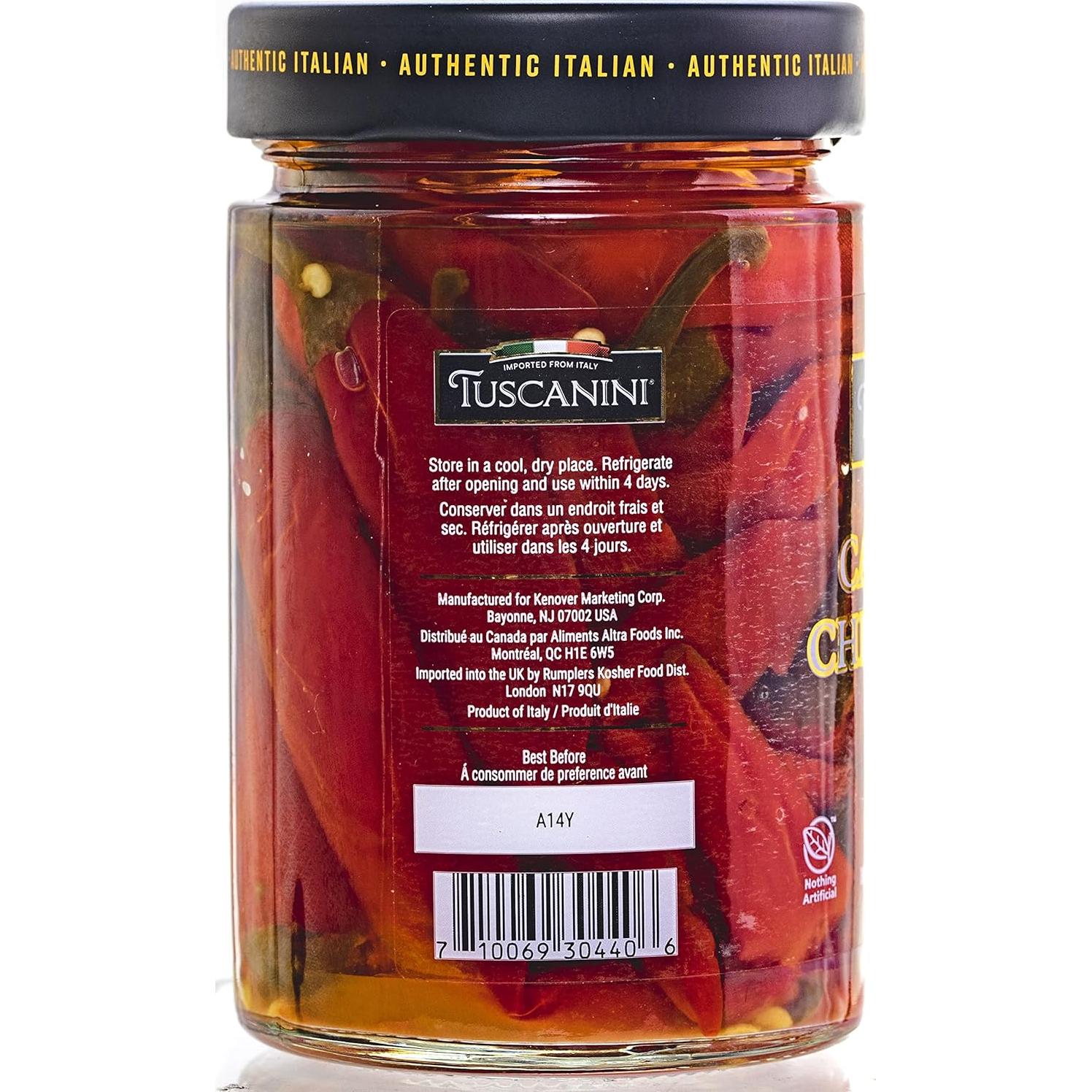 Pimientos Picantes Calabreses Tuscanini en Aceite de Oliva 260g