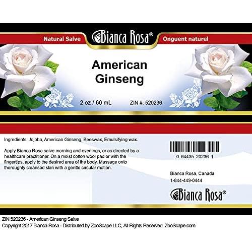Salve de Ginseng Americano Bianca Rosa 56.7 g Sin Rellenos