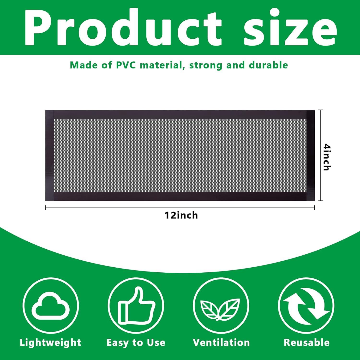 Cubiertas de Malla para Ventilación de Piso LFUTARI 8 Piezas