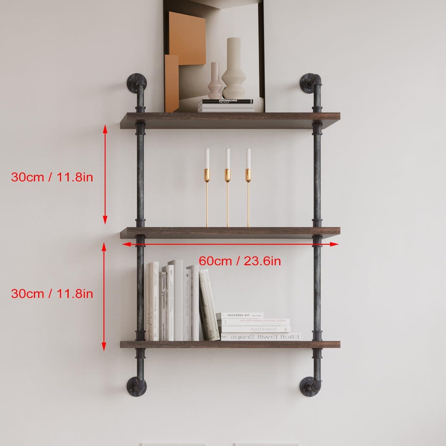 Estante de Tubería Industrial THRONKENGER 3 Niveles 61 cm