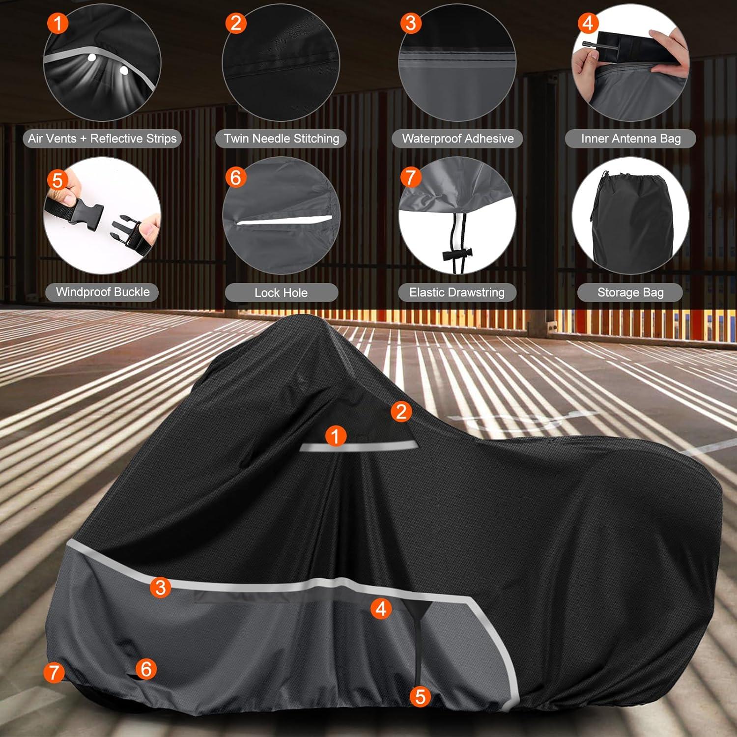 Cubierta de motocicleta impermeable Sportuli para Roadmaster