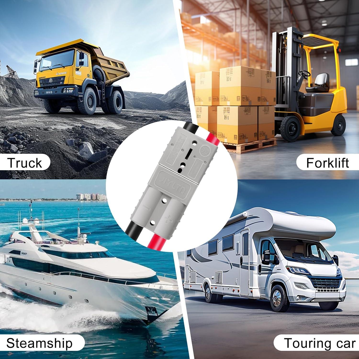 Kit de Conectores Eléctricos XRDS-RF 50A 600V DC - 2 Piezas