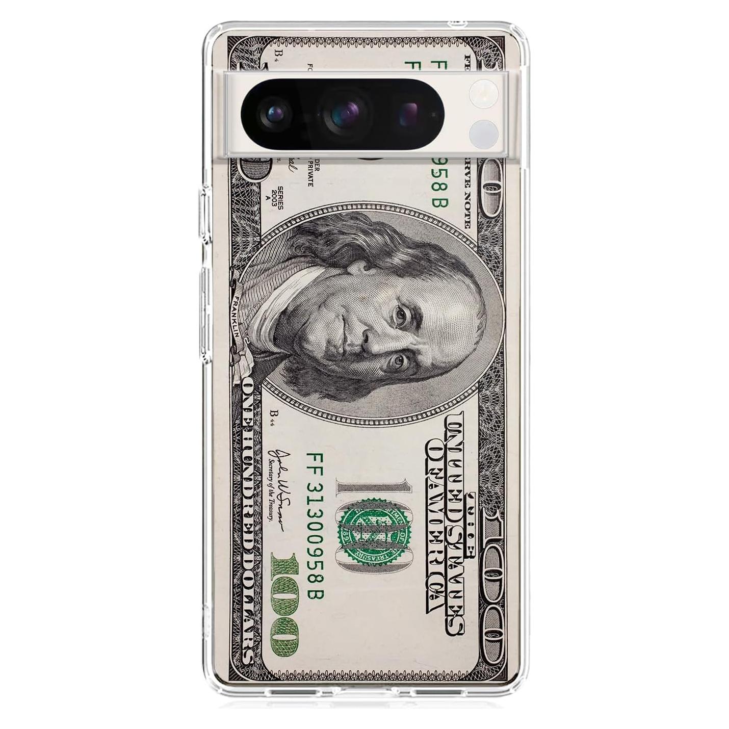 Funda Blingy's para Google Pixel 8 Pro TPU 6.7" Billete $100