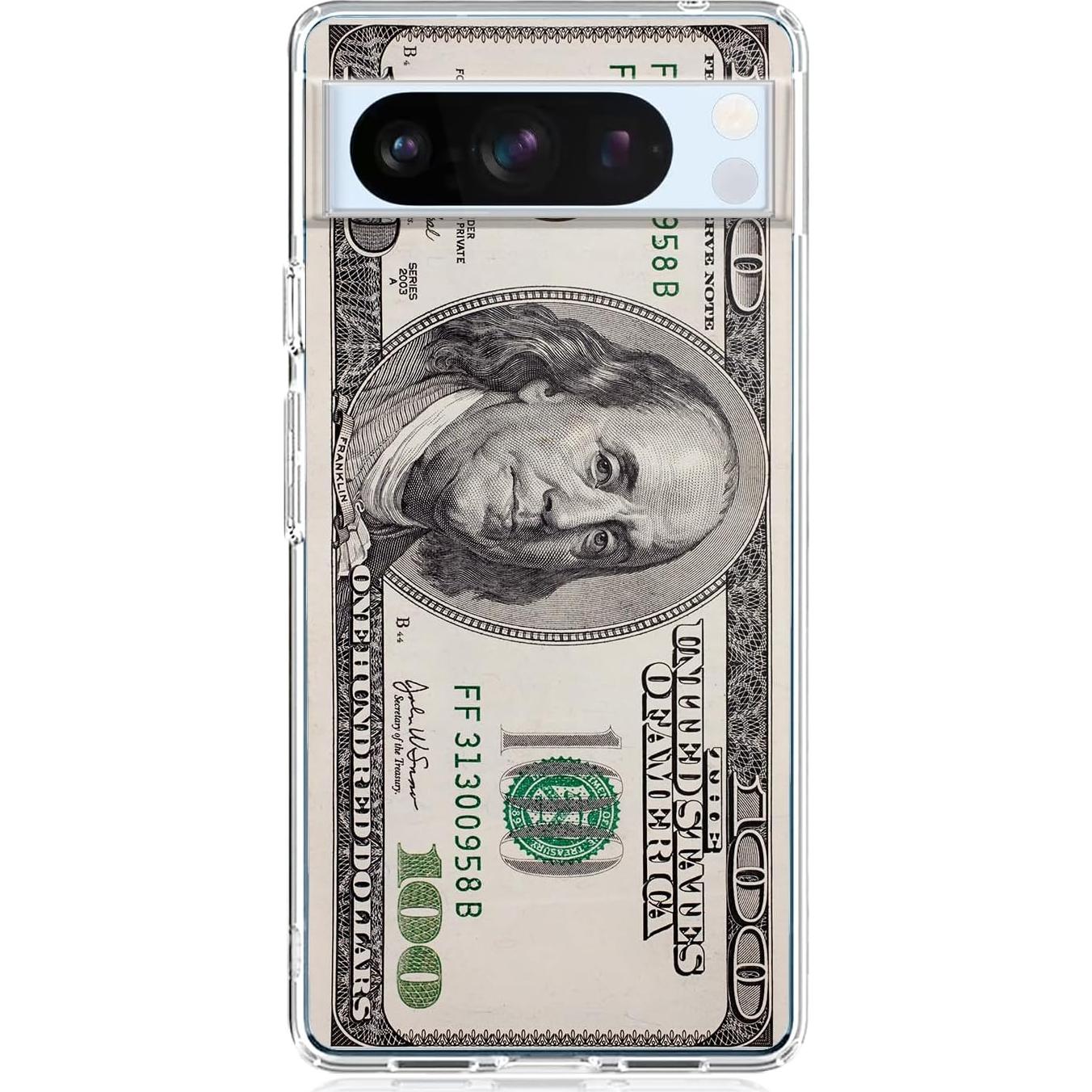 Funda Blingy's para Google Pixel 8 Pro TPU 6.7" Billete $100