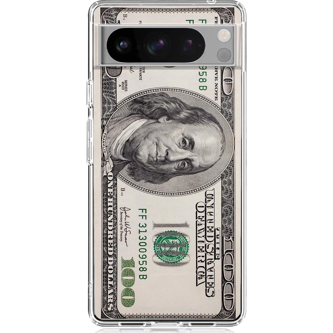 Funda Blingy's para Google Pixel 8 Pro TPU 6.7" Billete $100