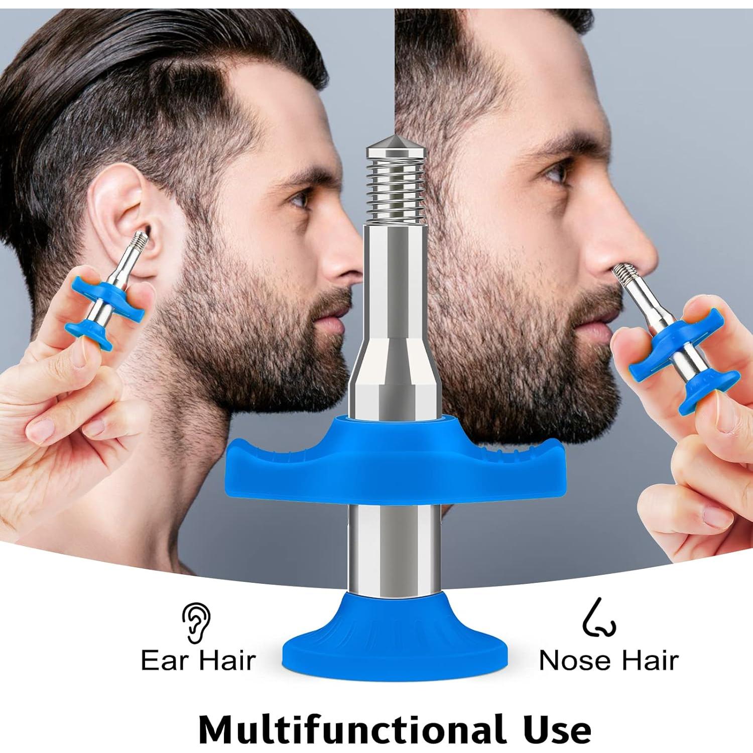 Eliminador de Vello Nasal y Auricular Esznuoky Manual Azul