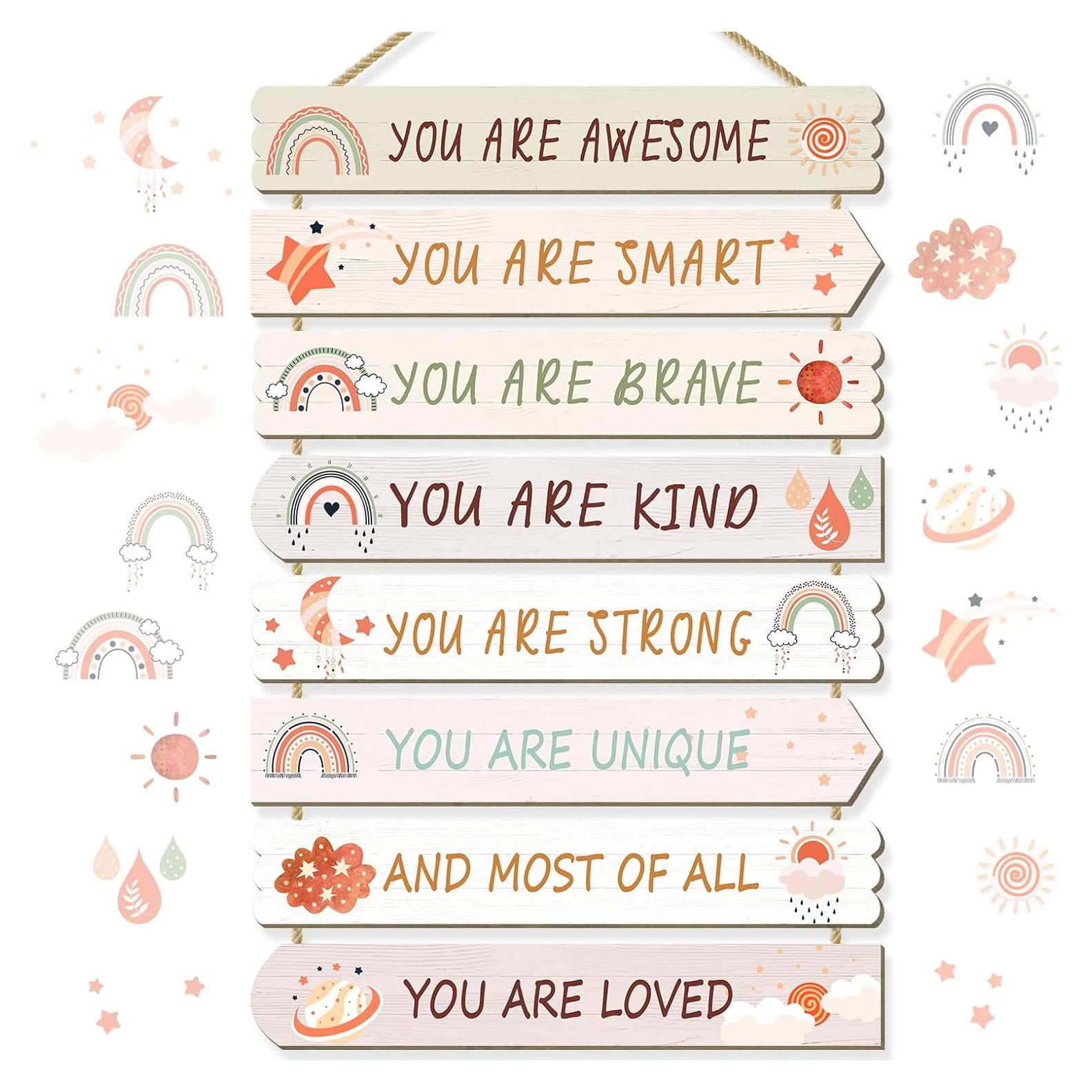 Decoración de Pared Bohemia para Niños WAKOSAN - 9 Placas