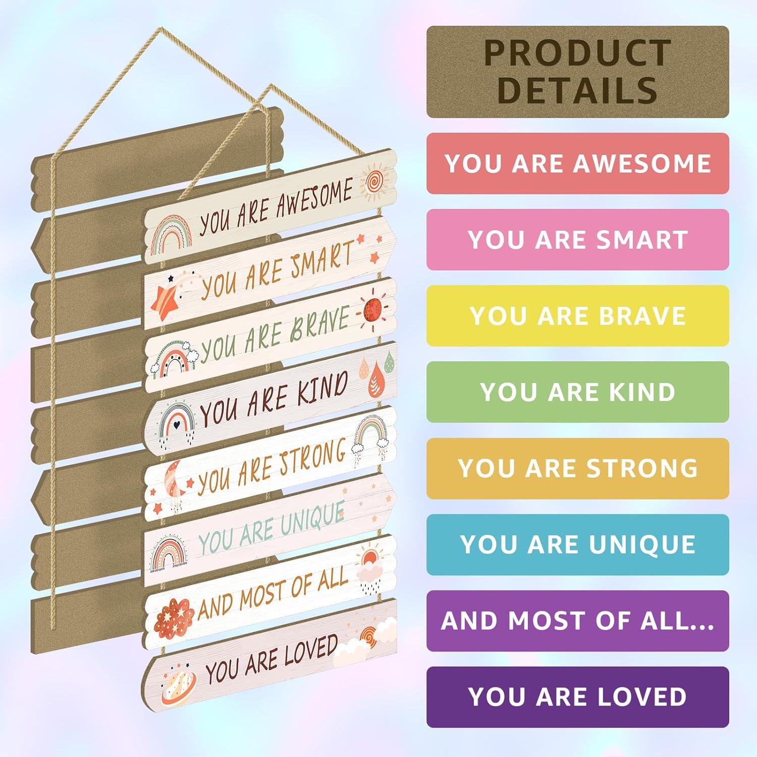 Decoración de Pared Bohemia para Niños WAKOSAN - 9 Placas