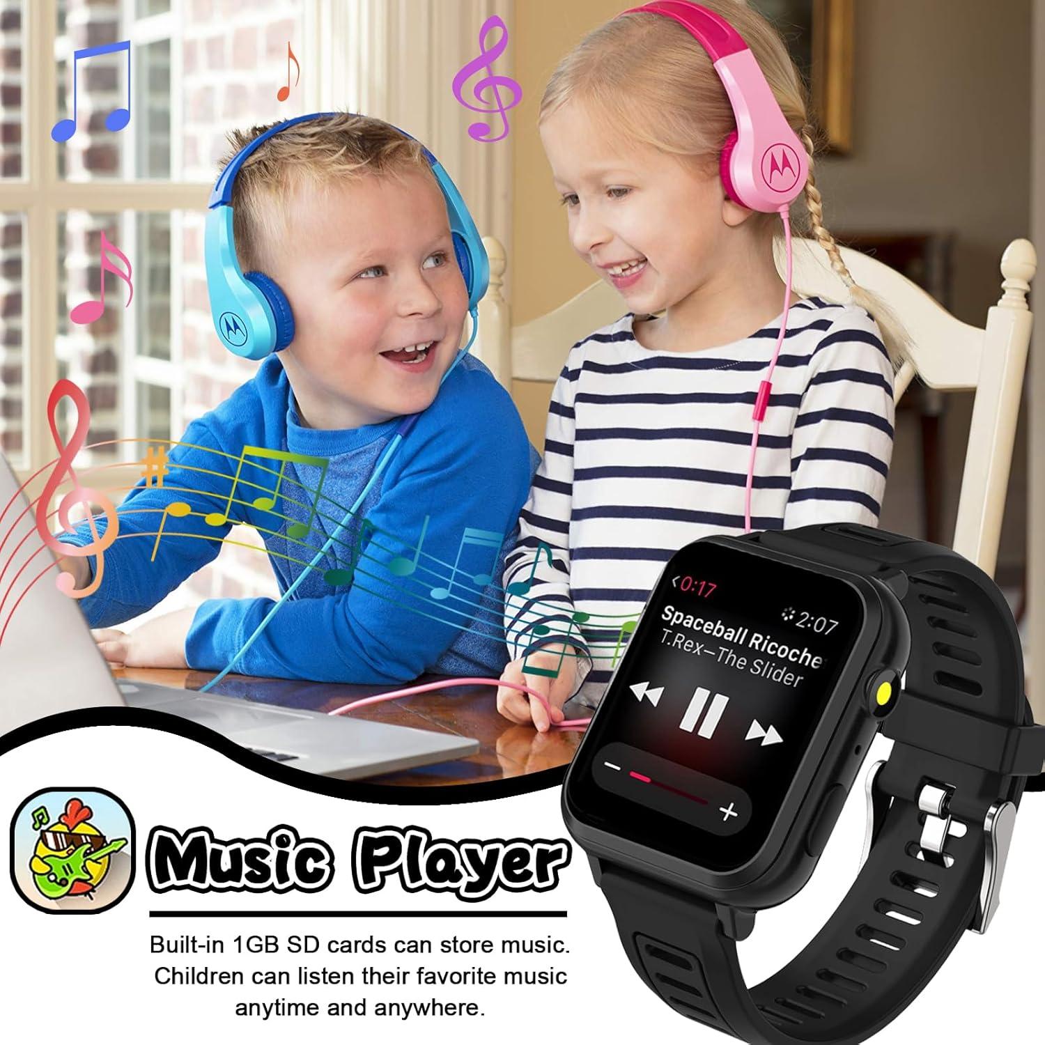 Reloj Inteligente para Niños LITEYPP con Cámara y 24 Juegos