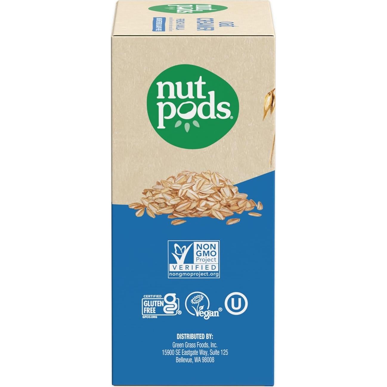 Crema de Avena Sin Azúcar Nutpods - 3 Paquetes de 330ml