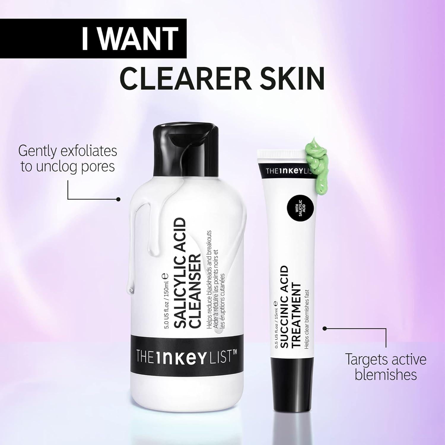 Limpiador Facial Ácido Salicílico The INKEY List 150 ml