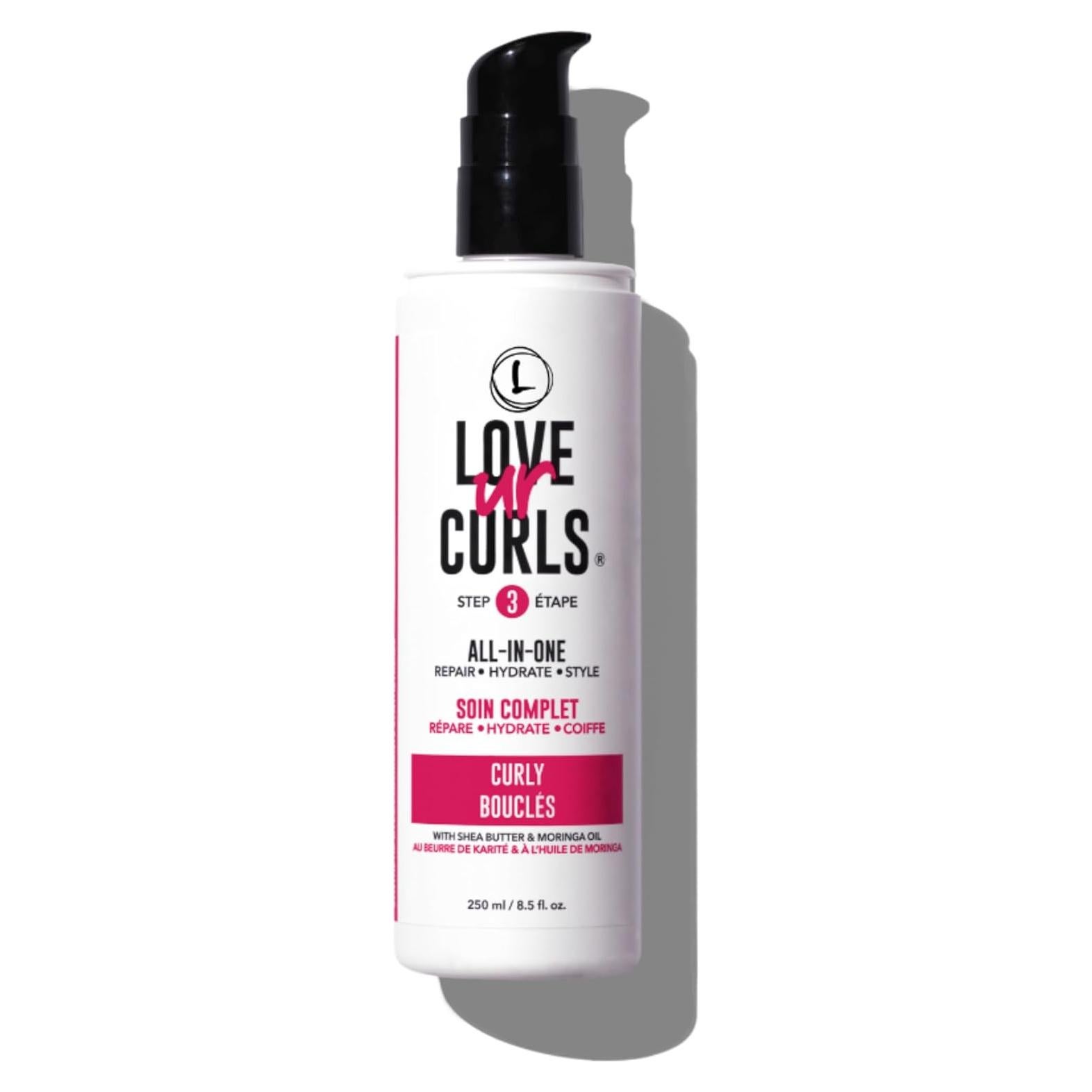 Crema Estilizador Todo en Uno Love Ur Curls 250mL Anti Frizz