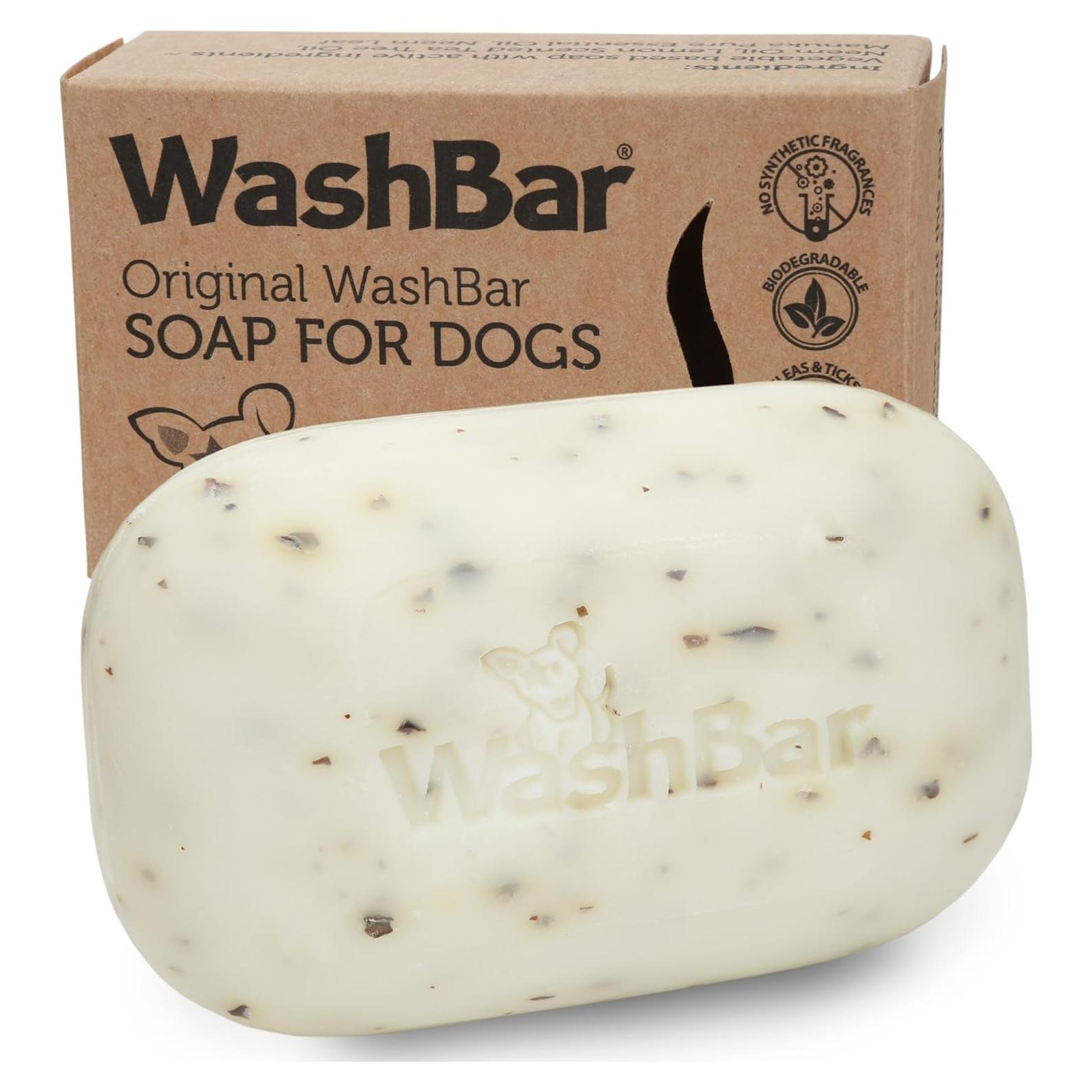 Champú Natural en Barra para Perros WashBar 100g - Alivio Picazón