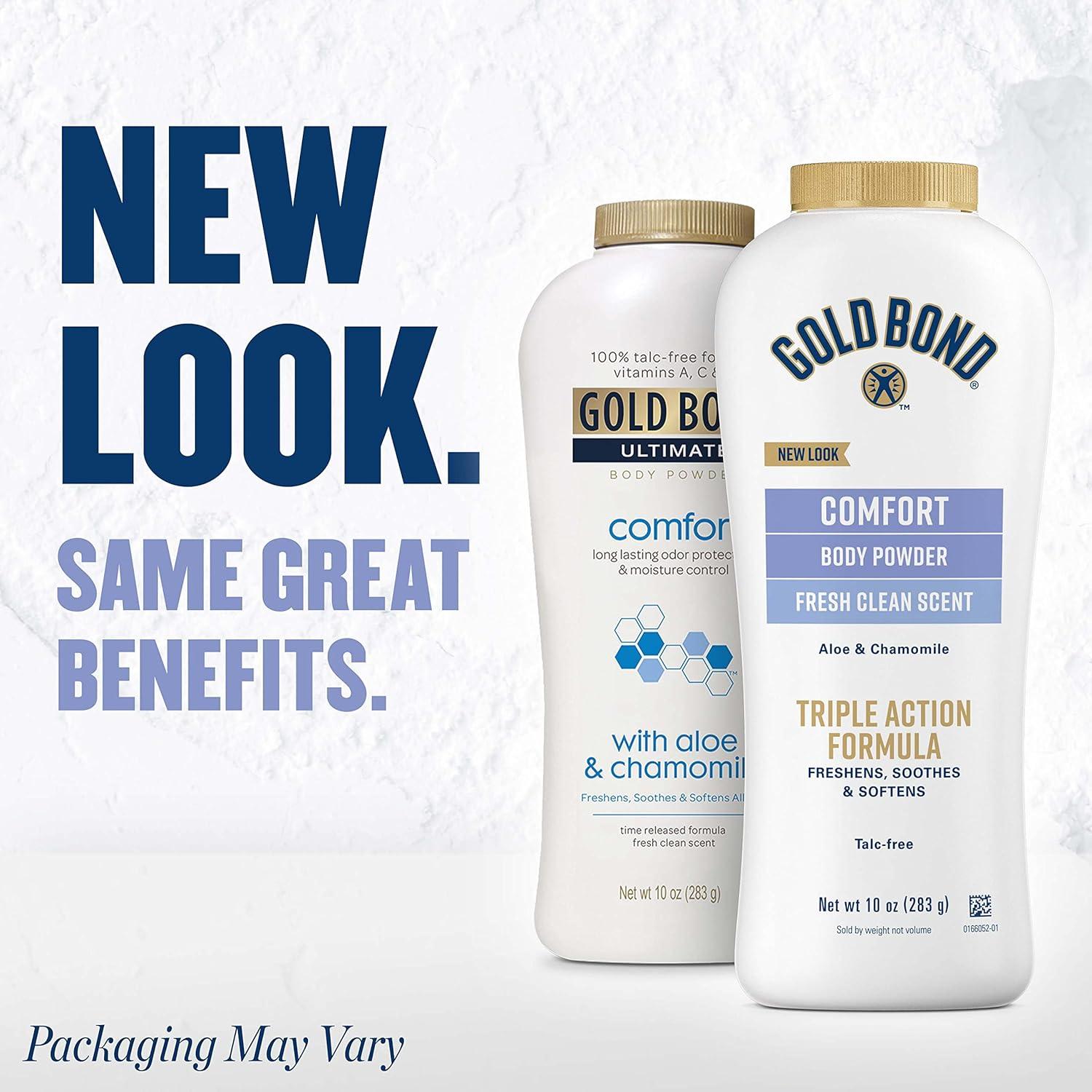 Polvo Corporal Gold Bond Comfort 283.5 g Sin Talco Aloe Manzanilla