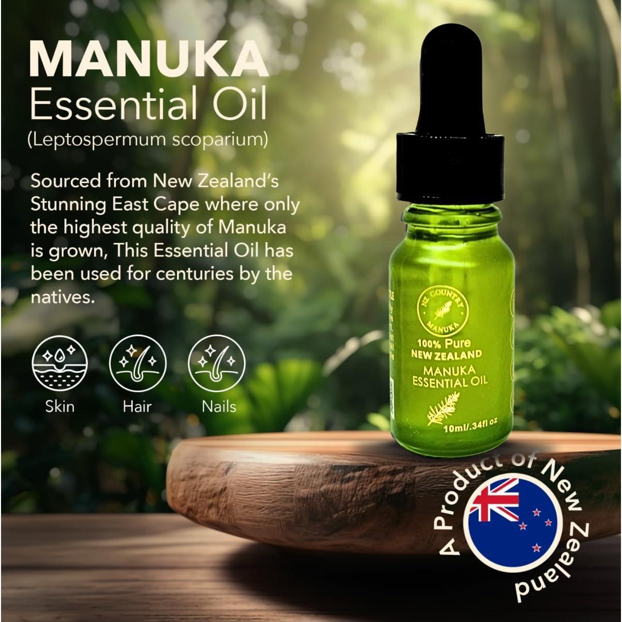 Aceite Esencial de Manuka Puro 9.86 ml - Gault Enterprises