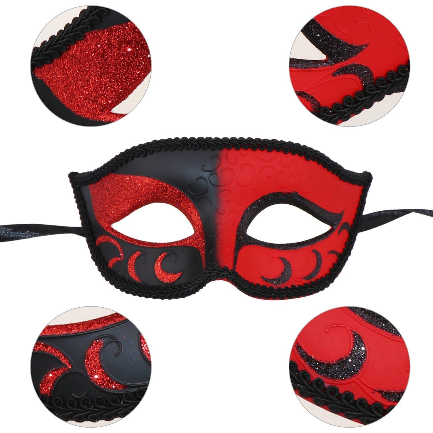 Conjunto de 2 Máscaras Venecianas Coddsmz para Parejas