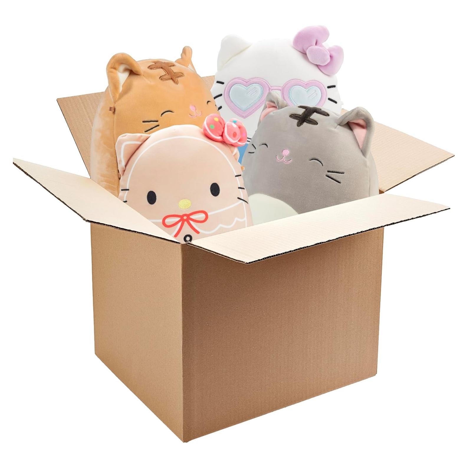 Squishmallows Set de 3 Gatos 20 cm Jazwares - Peluches Suaves