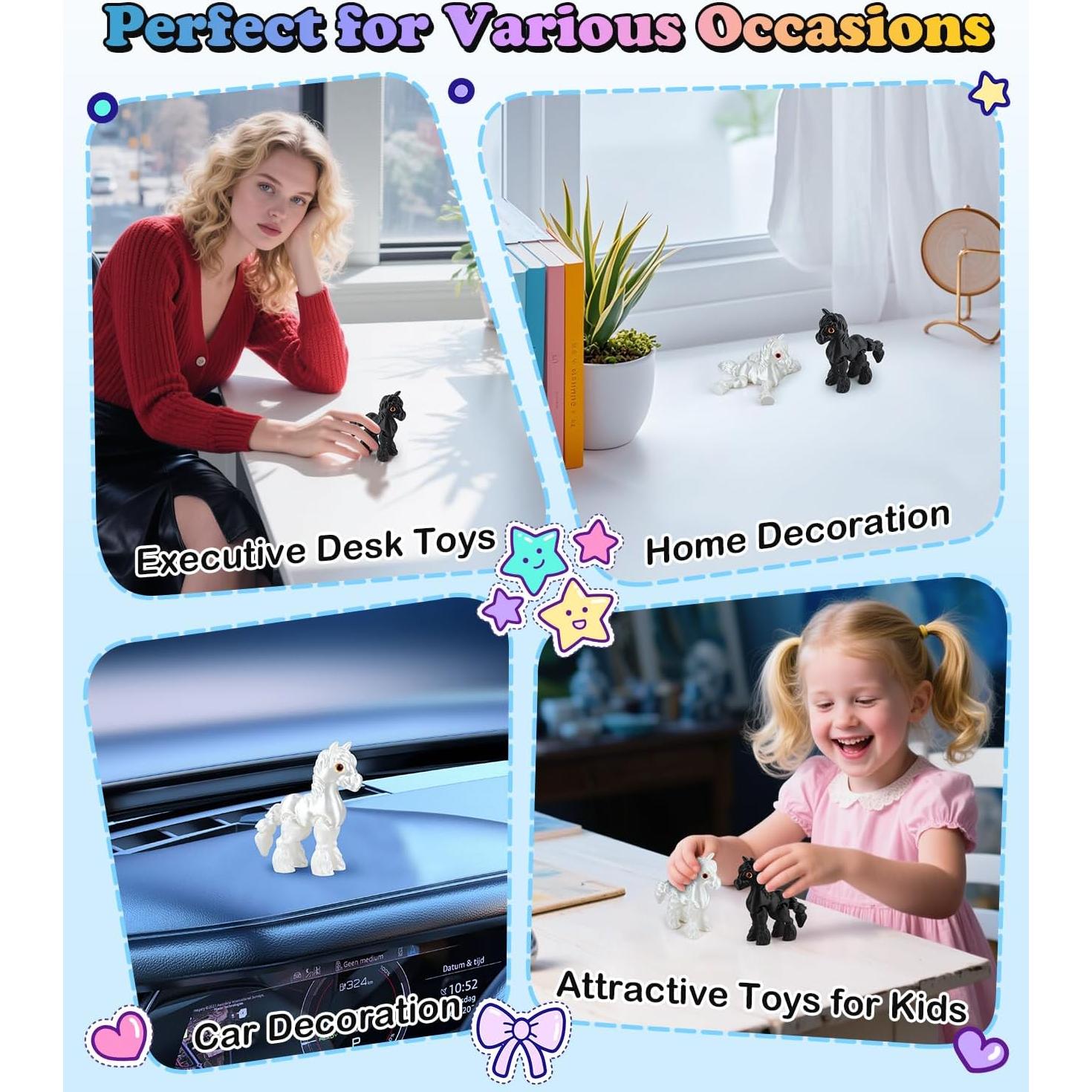 Juguete de Caballo Impreso en 3D ATESSON - Alivio de Estrés