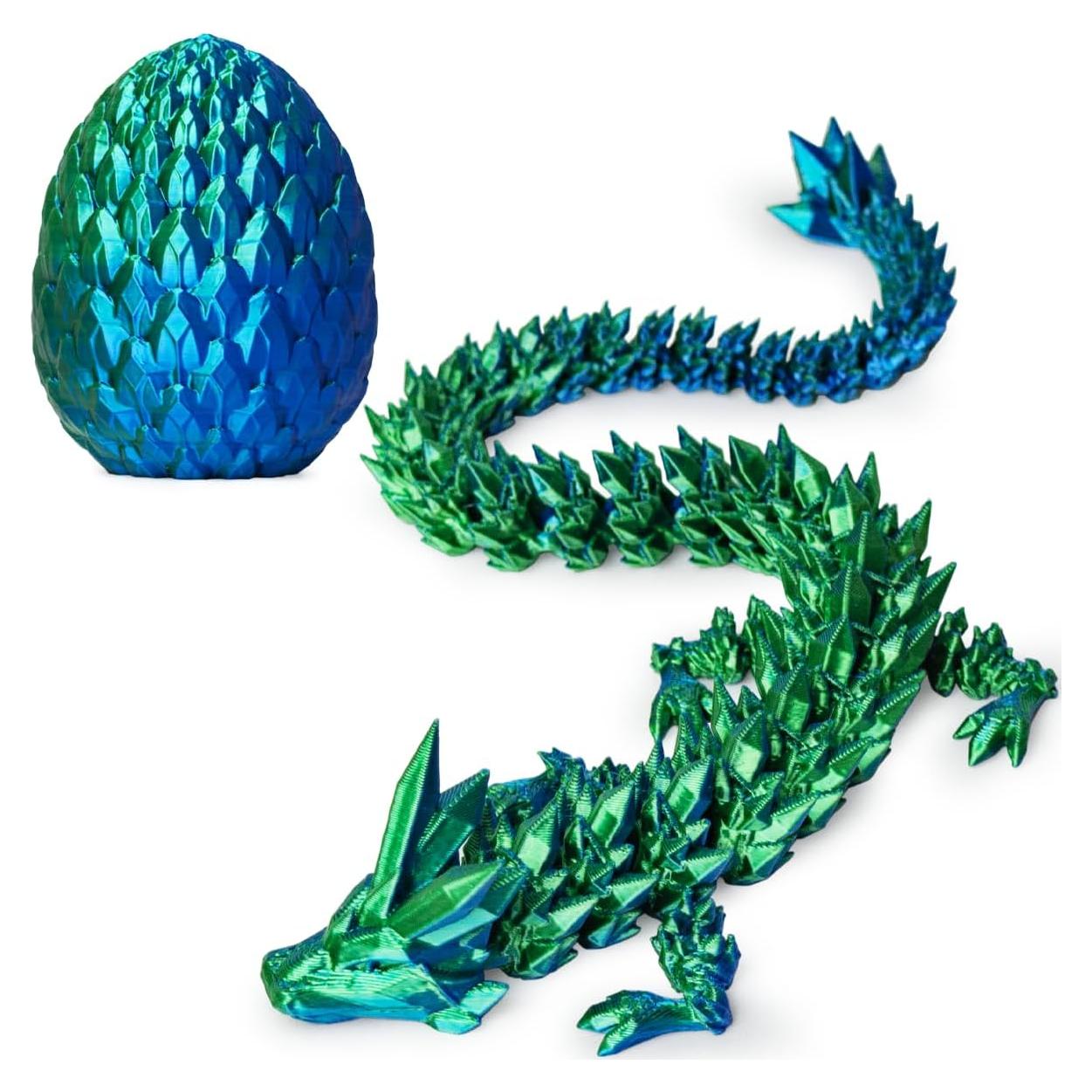 Huevo de Dragón 3D ACTICO con Dragón Articulado - 30.48 cm