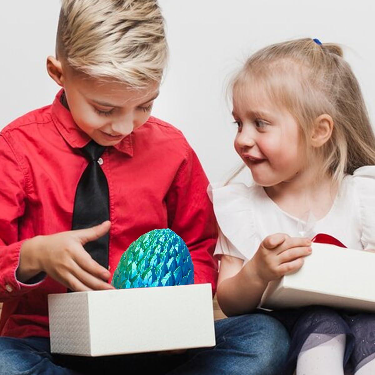 Huevo de Dragón 3D ACTICO con Dragón Articulado - 30.48 cm