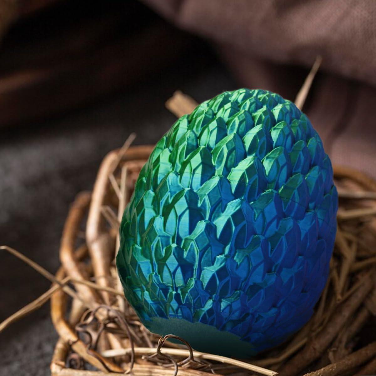 Huevo de Dragón 3D ACTICO con Dragón Articulado - 30.48 cm