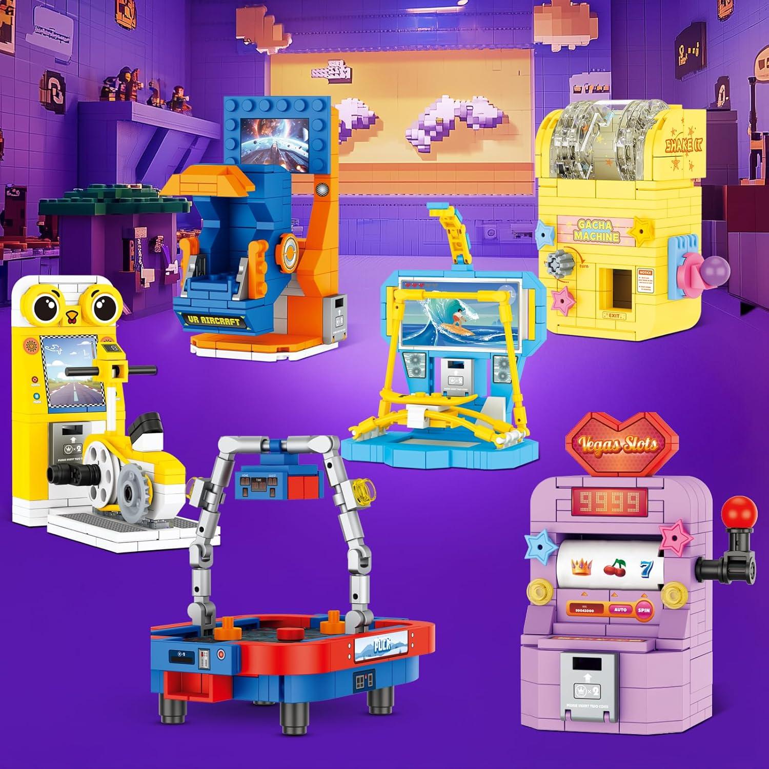 Set de Construcción Mini Consolas de Juego JMBricklayer 6 Piezas