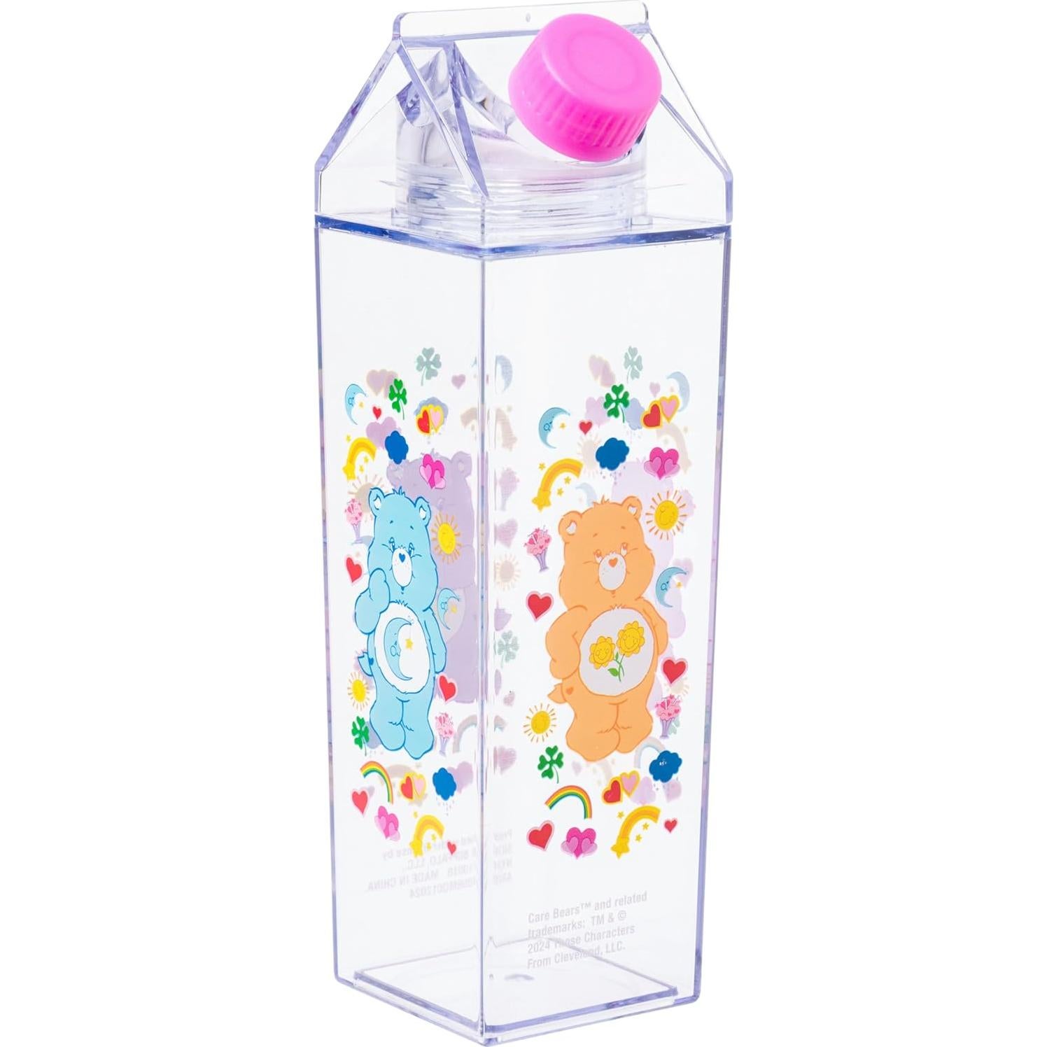 Cartón de Leche de Plástico Silver Buffalo Care Bears 0.48L