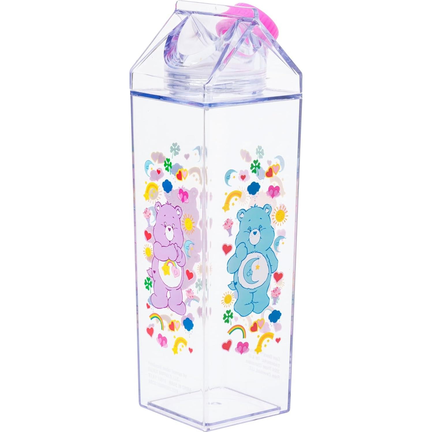 Cartón de Leche de Plástico Silver Buffalo Care Bears 0.48L