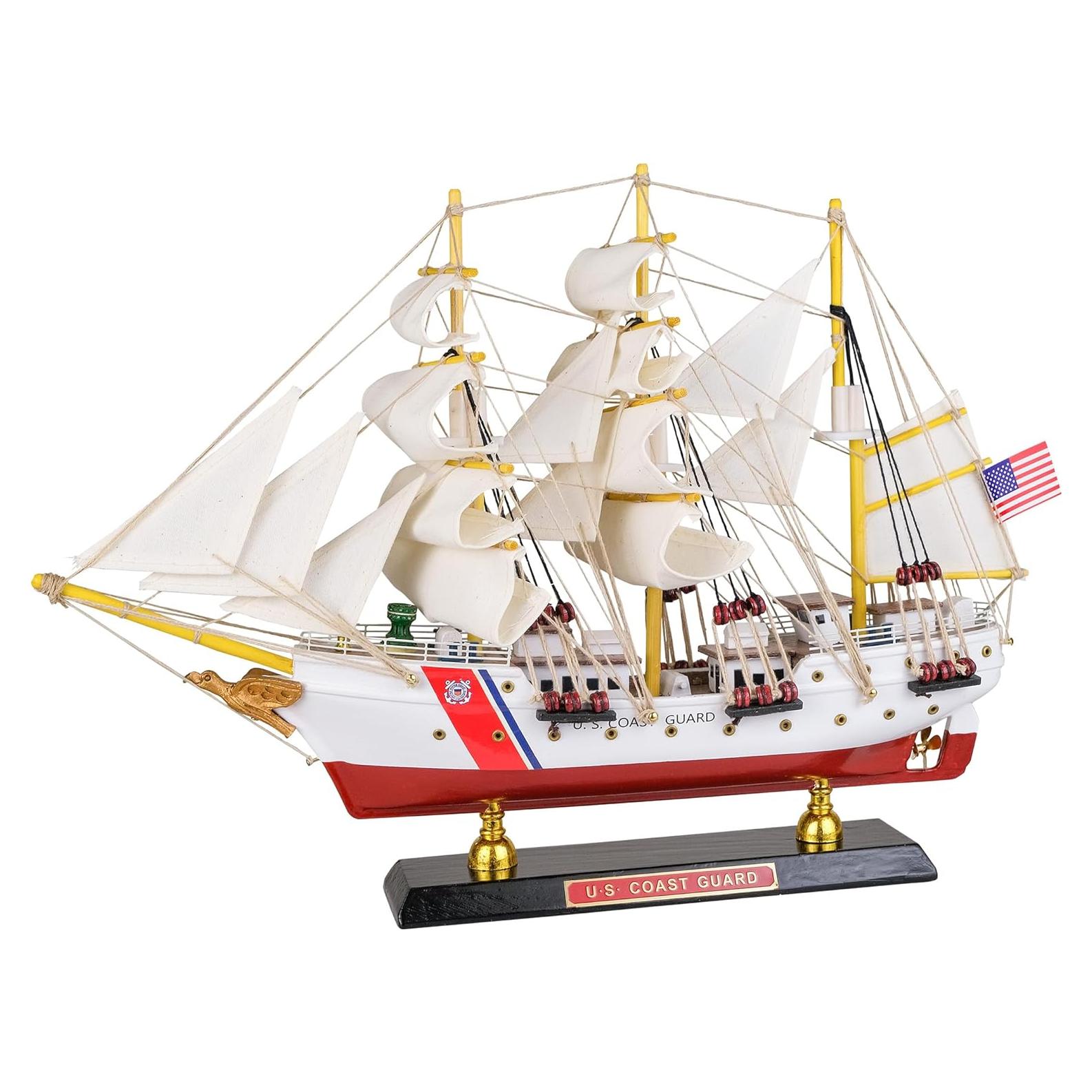 Modelo de Barco de Madera SAILINGSTORY USCG Eagle Pequeño