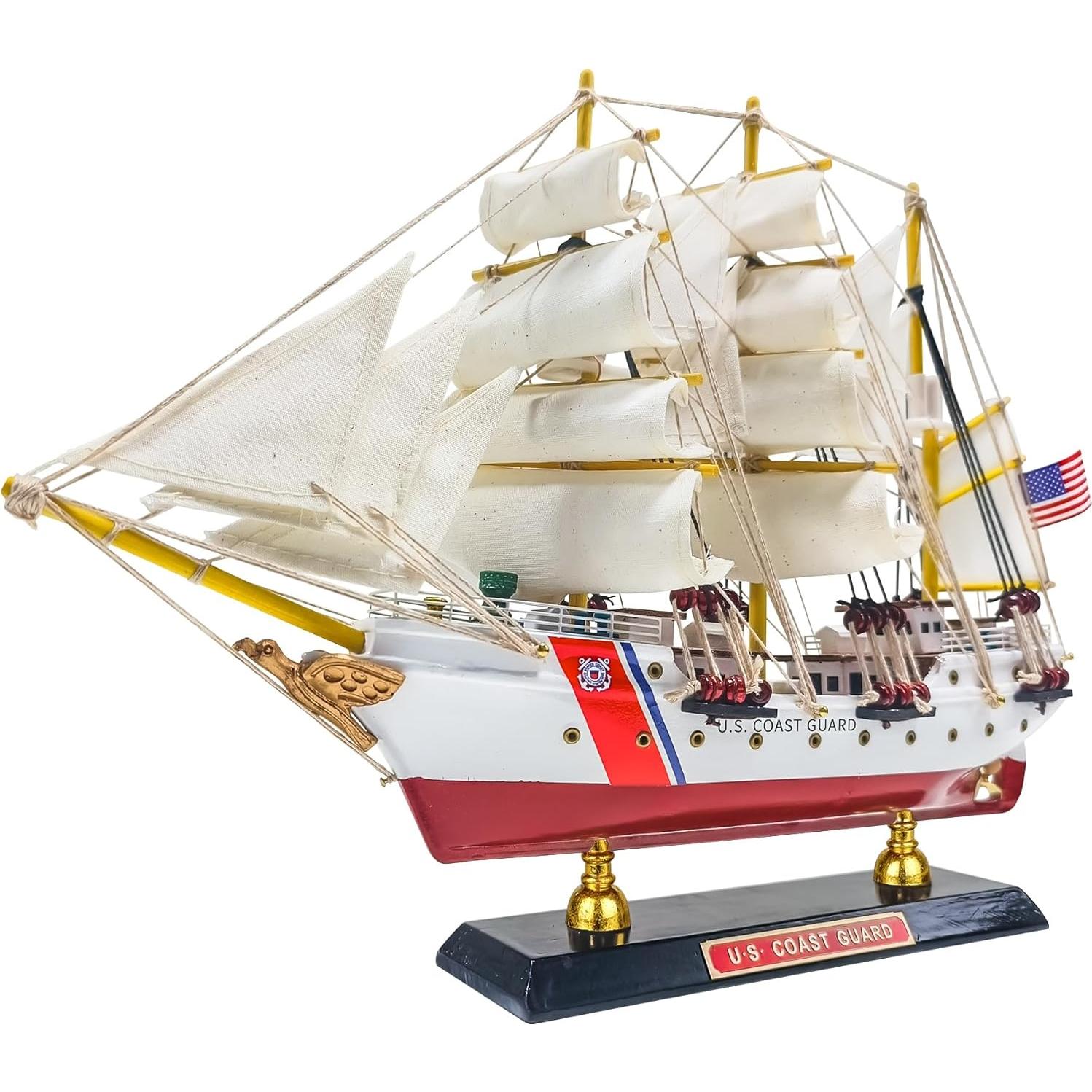Modelo de Barco de Madera SAILINGSTORY USCG Eagle Pequeño