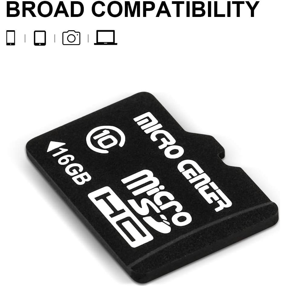 Micro SDHC 16GB Clase 10 Inland - 5 Paquete con Adaptador