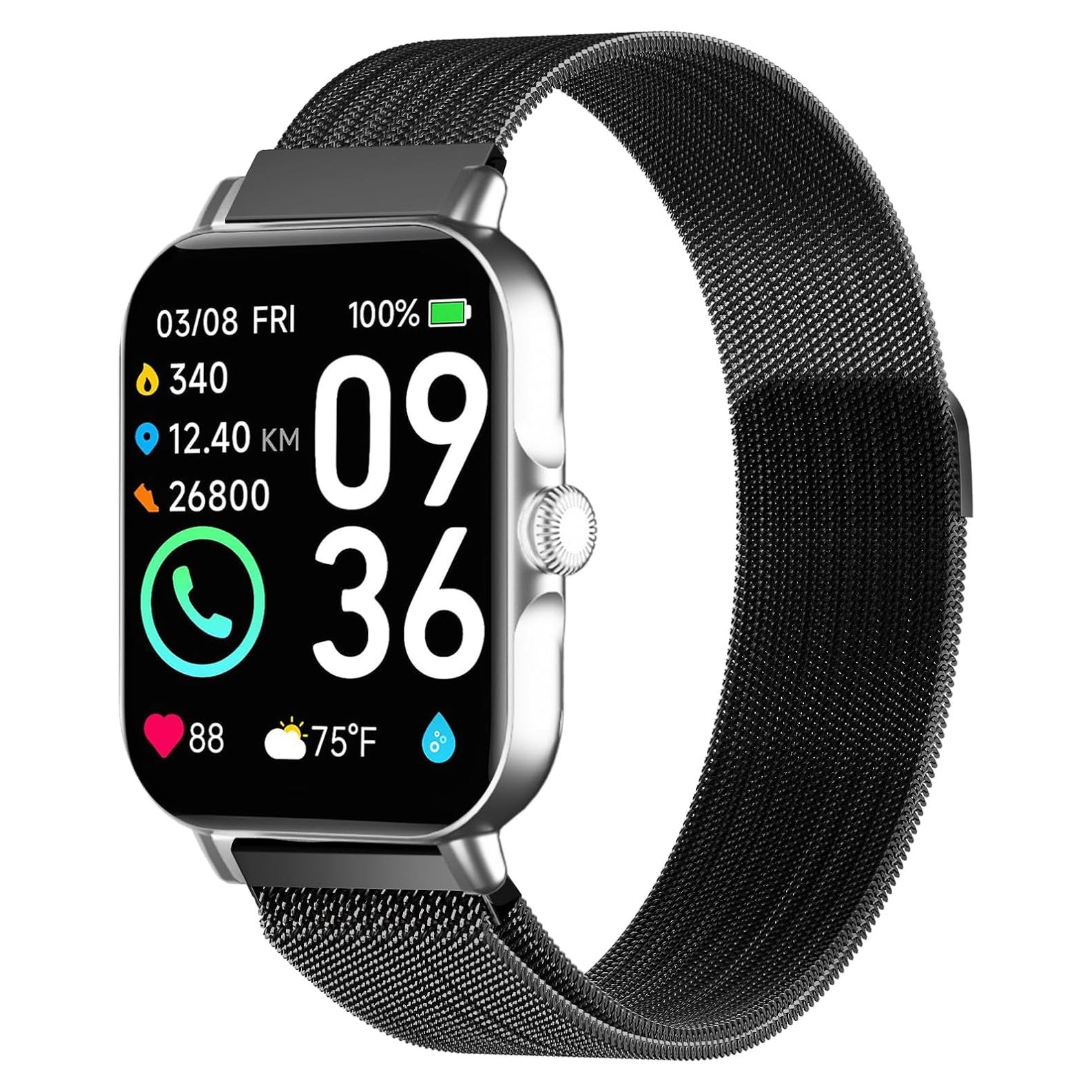 Correa de Reloj de Metal Milanés KOAZON 22mm Ajustable