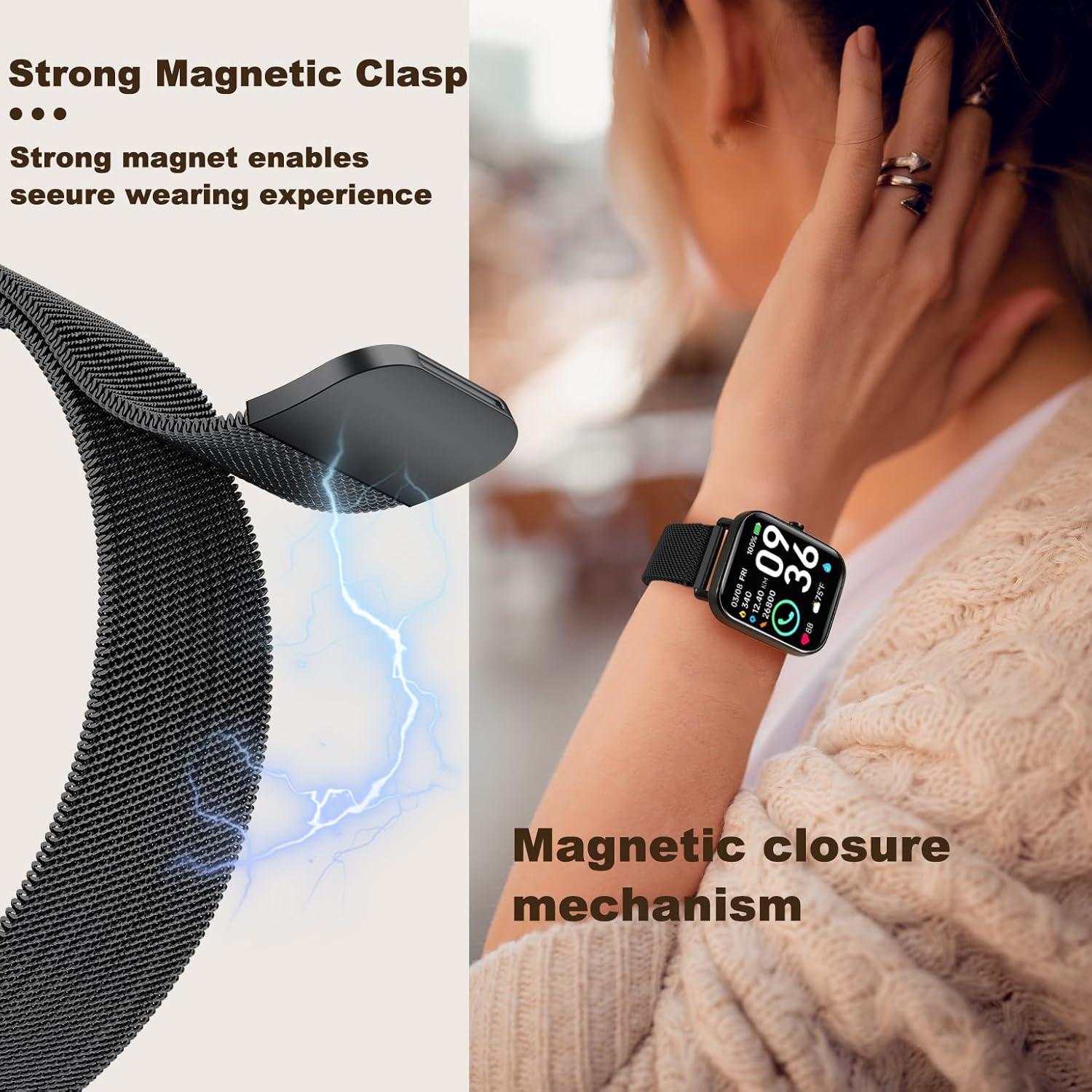 Correa de Reloj de Metal Milanés KOAZON 22mm Ajustable