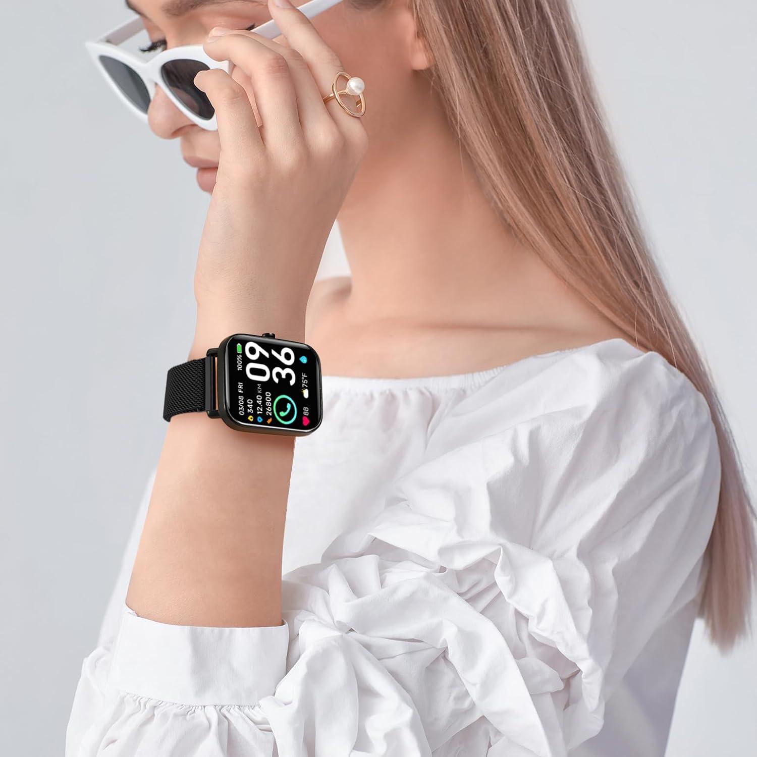 Correa de Reloj de Metal Milanés KOAZON 22mm Ajustable