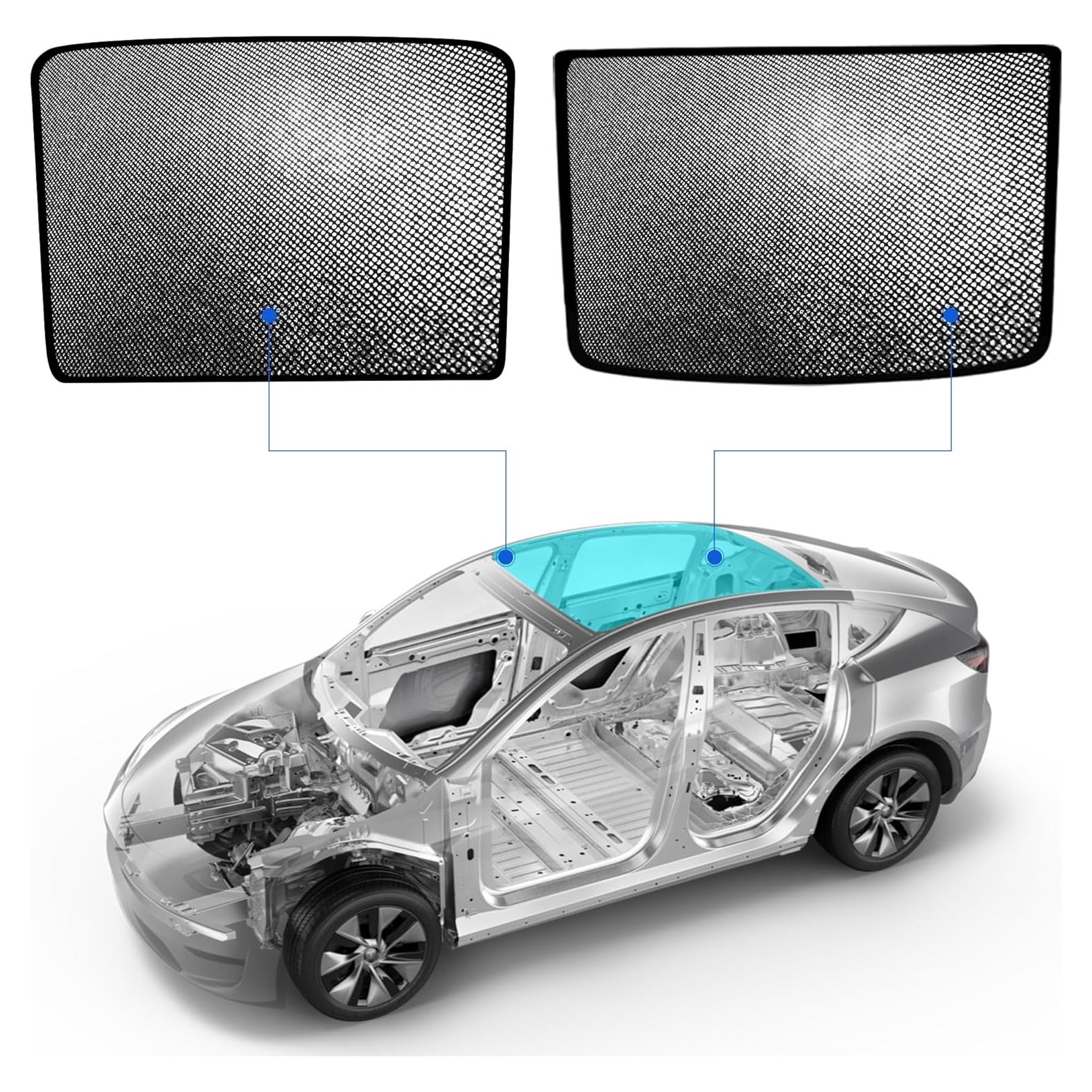 Sombrilla Plegable para Ventana Tesla Model Y 2016-2023